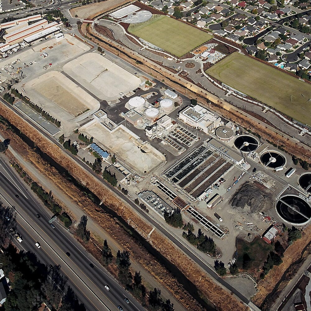 Dublin San Ramon Wastewater Treatment Plant Overaa Construction