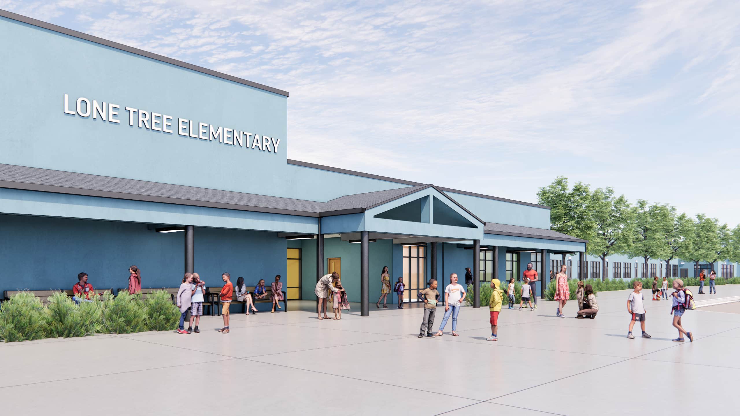 Lone Tree School, Brentwood Overaa Construction